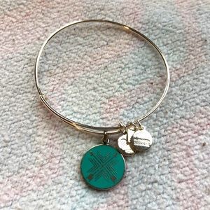 Alex and Ani Arrows of Friendship 2016 Silver Bracelet